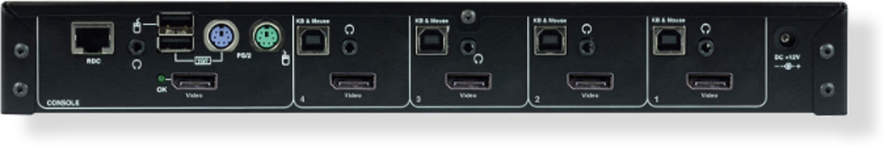 Kramer K504 Highseclabs Secure 4port Displayport Kvm Switch