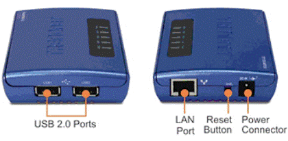 Wireless 2-Port Multi-Function Print Server - TRENDnet TEW-MP2U